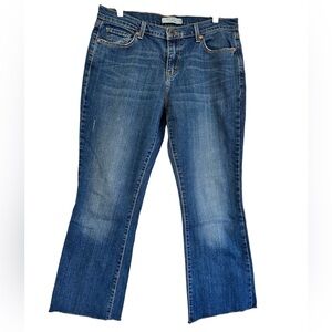 Levi’s 515 Mid Rise Boot Cut Raw Hem Size 14S (See measurements)